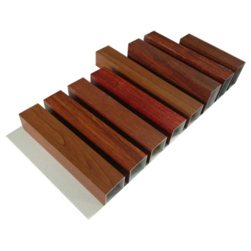 aluminum wooden grain rectangular tube aluminum baffle ceiling